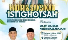 Kehadiran KH ES Mubarok Jadi Kado Spiritual HUT Bengkulu Tengah ke-18